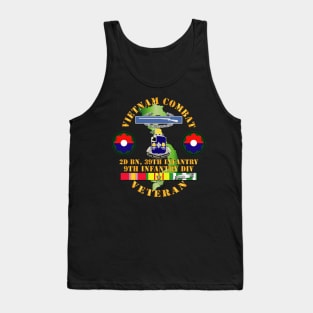 Vietnam Combat Infantry Veteran w 2nd Bn 39th Inf - 9th ID SSI Tank Top